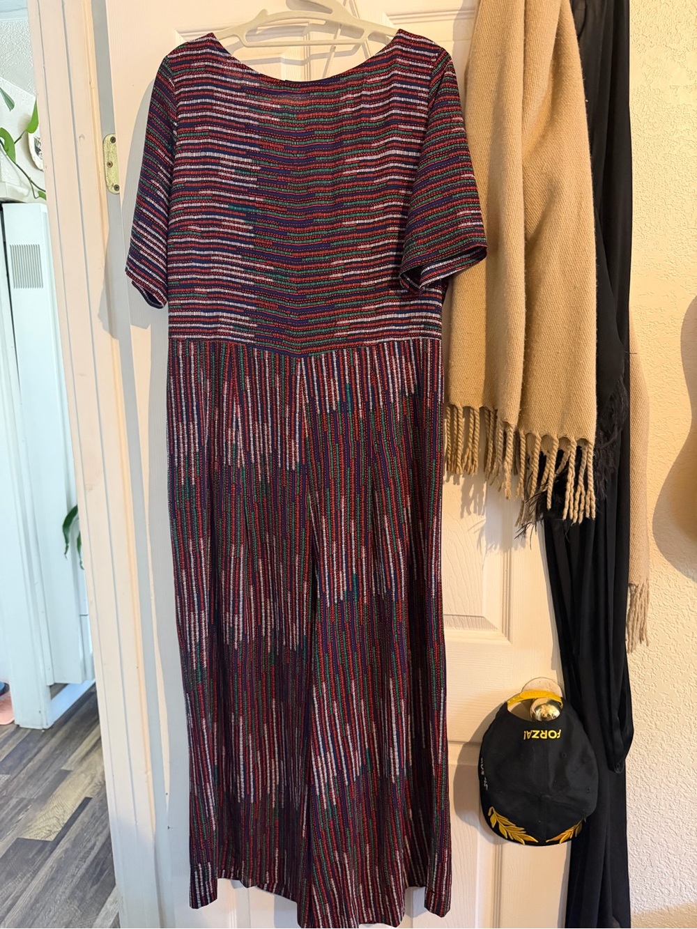 Traffic People Multicolor Stripe Crepe Jumpsuit